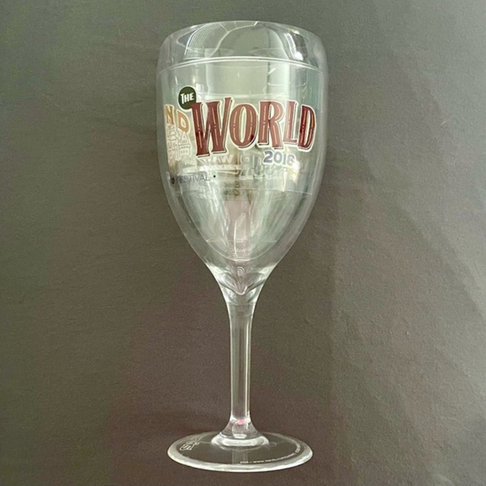 Disney Epcot International Food and Wine Festival 2018 Tervis Wine Glass!